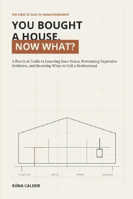 You Bought a House. Now What?: The First 30 Days: A Practical Guide to Learning Your Home, Preventing Expensive Problems, and Knowing When to Call a P by Rùna Calder