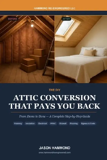 The DIY Attic Conversion That Pays You Back: From Demo to Done - A Complete Step-by-Step Guide by Jason Hammond