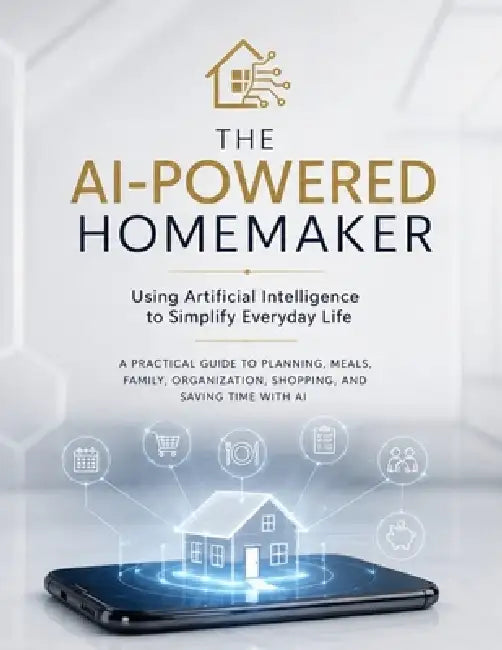 The AI-Powered Homemaker: Using Artificial Intelligence to Simplify Everyday Life A Practical Guide to Planning, Meals, Family, Organization, Shopping by Anne Paradise