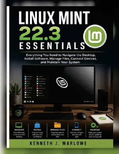 Linux Mint 22.3 Essentials: Everything You Need to Navigate the Desktop, Install Software, Manage Files, Connect Devices, and Maintain Your System by Kenneth J. Marlowe