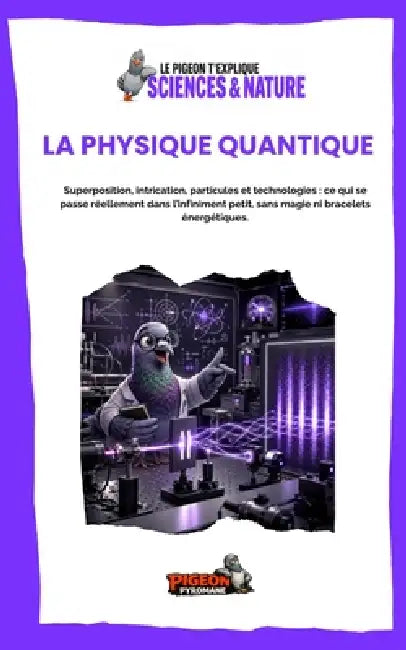 La Physique Quantique: Superposition, intrication, particules et technologies: ce qui se passe réellement dans l'infiniment petit, sans magie ni brace by Pigeon Pyromane