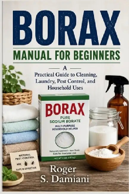 Borax Manual for Beginners: A Practical Guide to Cleaning, Laundry, Pest Control, and Household Uses by Roger S. Damiani