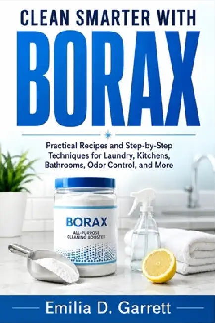 Clean Smarter with Borax: Practical Recipes and Step-by-Step Techniques for Laundry, Kitchens, Bathrooms, Odor Control, and More by Emilia D. Garrett