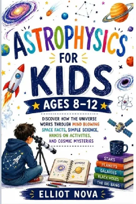 Astrophysics for Kids Ages 8-12: Discover How the Universe Works Through Mind Blowing Space Facts, Simple Science, Hands On Activities, and Cosmic Mys by Elliot Nova