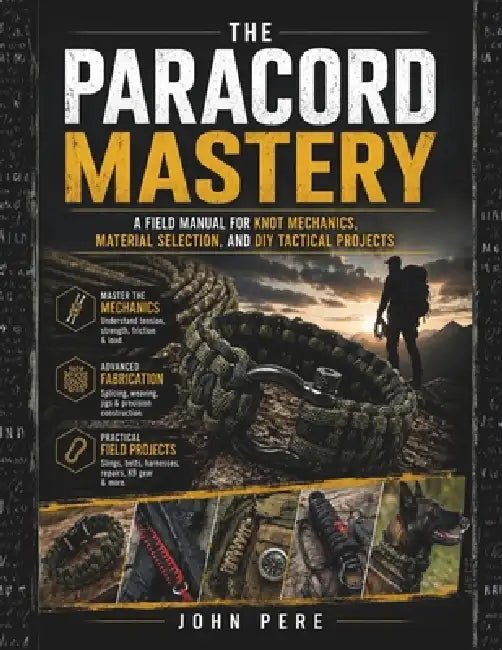 The Paracord Mastery: A Field Manual for Knot Mechanics, Material Selection, and DIY Tactical Projects. by John Pere