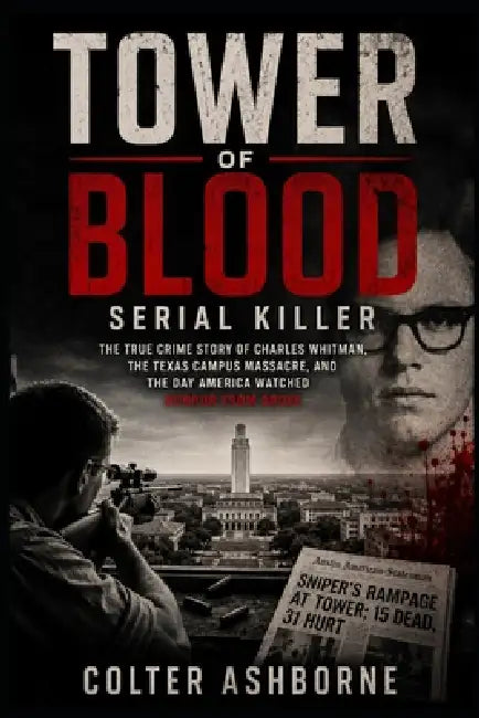 Tower of Blood, Serial Killer: The True Story of Charles Whitman, the Texas Campus Massacre, and the Day America Watched Horror From Above by Colter Ashborne