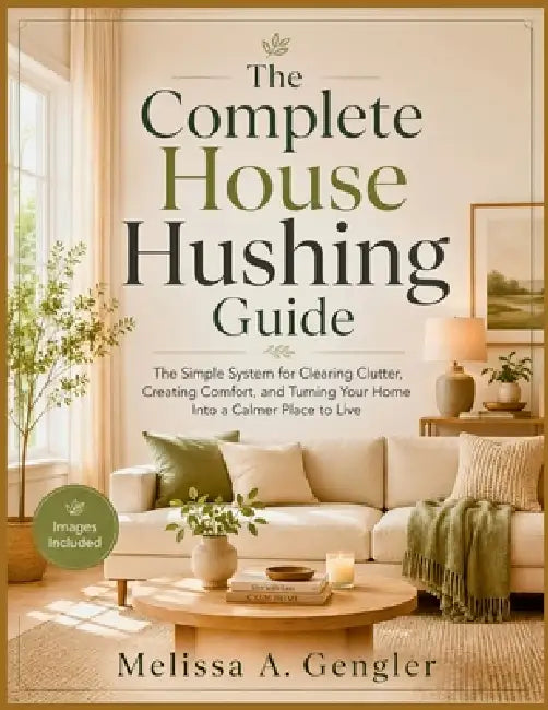 The Complete House Hushing Guide: The Simple System for Clearing Clutter, Creating Comfort, and Turning Your Home Into a Calmer Place to Live. (Images by Melissa A. Gengler