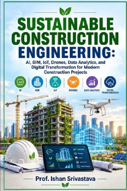 Sustainable Construction Engineering: AI, BIM, IoT, Drones, Data Analytics, and Digital Transformation for Modern Construction Projects by Ishan Srivastava