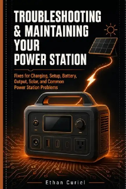 Portable Power Station Troubleshooting & Maintenance: A Practical Guide to Charging, Solar, Output, Battery Problems, and Safe Troubleshooting by Ethan Curiel