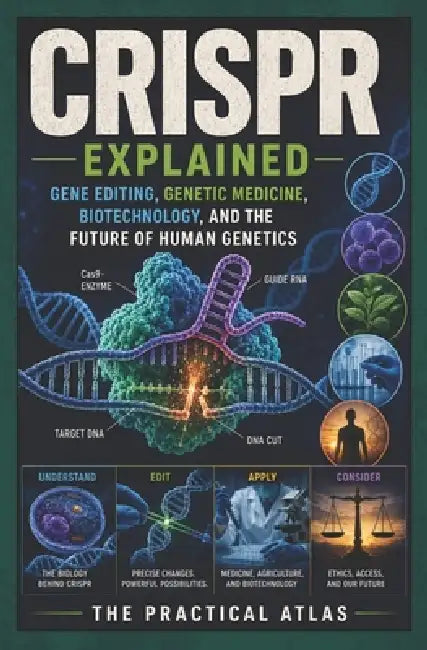 CRISPR Explained: Gene Editing, Genetic Medicine, Biotechnology, and the Future of Human Genetics by The Practical Atlas