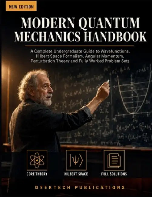 Modern Quantum Mechanics Handbook: A Complete Undergraduate Guide to Wavefunctions, Hilbert Space Formalism, Angular Momentum, Perturbation Theory and by Geektech Publications