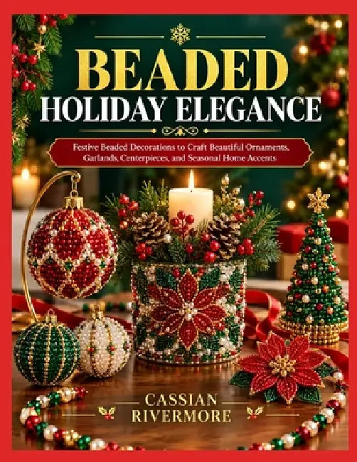 Beaded Holiday Elegance: Festive Beaded Decorations to Craft Beautiful Ornaments, Garlands, Centerpieces, and Seasonal Home Accents by Cassian Rivermore