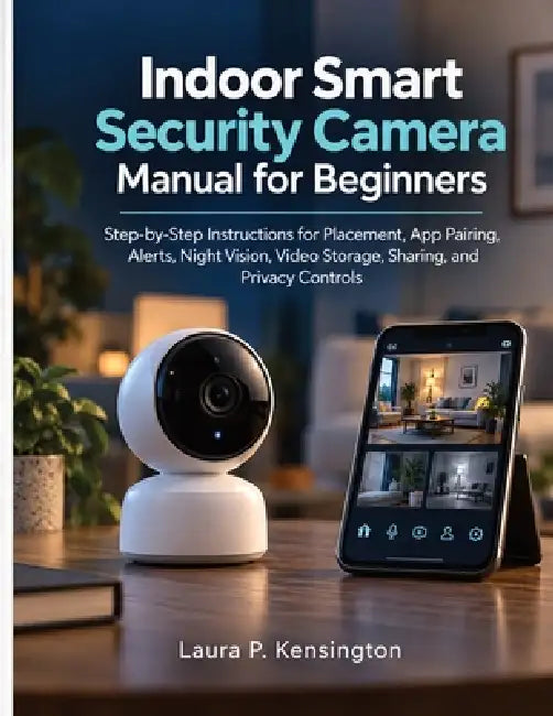 Indoor Smart Security Camera Manual for Beginners: Step-by-Step Instructions for Placement, App Pairing, Alerts, Night Vision, Video Storage, Sharing, by Laura P. Kensington