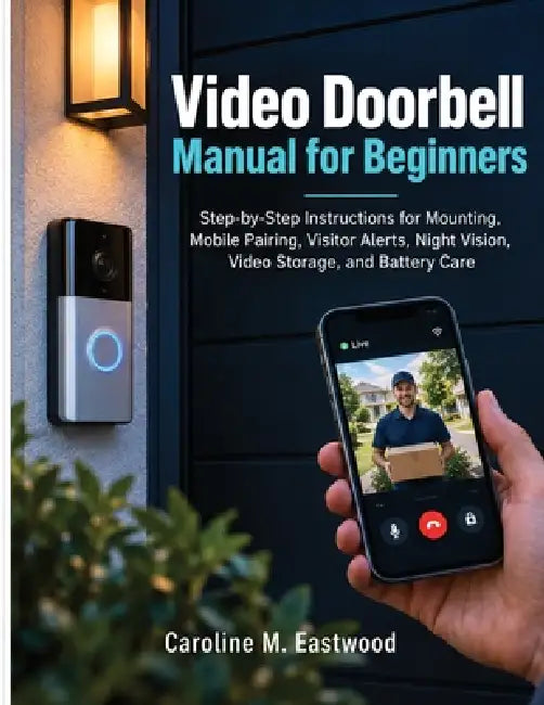 Video Doorbell Manual for Beginners: Step-by-Step Instructions for Mounting, Mobile Pairing, Visitor Alerts, Night Vision, Video Storage, and Battery by Caroline M. Eastwood