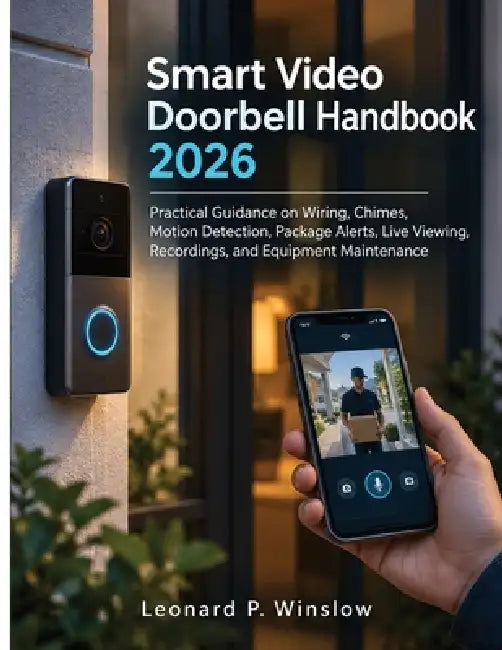 Smart Video Doorbell Handbook 2026: Practical Guidance on Wiring, Chimes, Motion Detection, Package Alerts, Live Viewing, Recordings, and Equipment Ma by Leonard P. Winslow