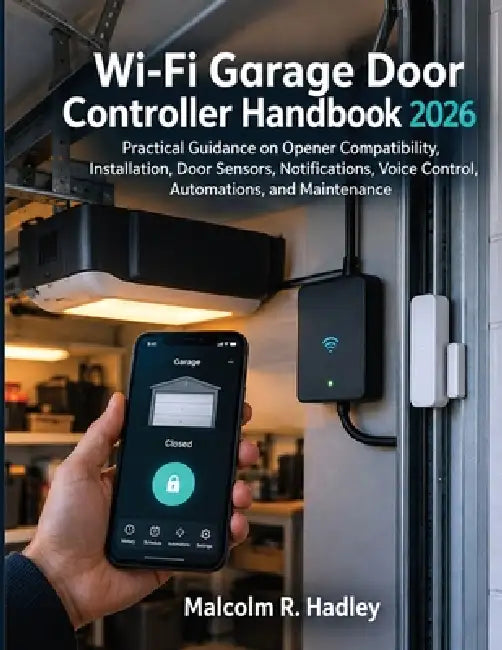 Wi-Fi Garage Door Controller Handbook 2026: Practical Guidance on Opener Compatibility, Installation, Door Sensors, Notifications, Voice Control, Auto by Malcolm R. Hadley