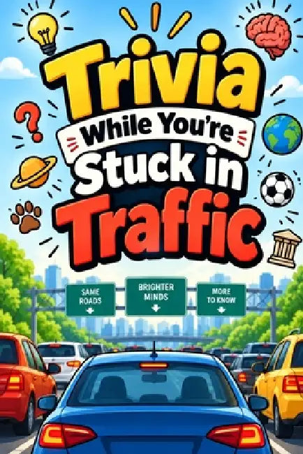 Trivia While You're Stuck in Traffic: Fun Trivia, Weird Facts, Amazing History, Science, Animals, Sports, Pop Culture, Technology, Geography & More fo by Suhana, Wolfeza Publishing