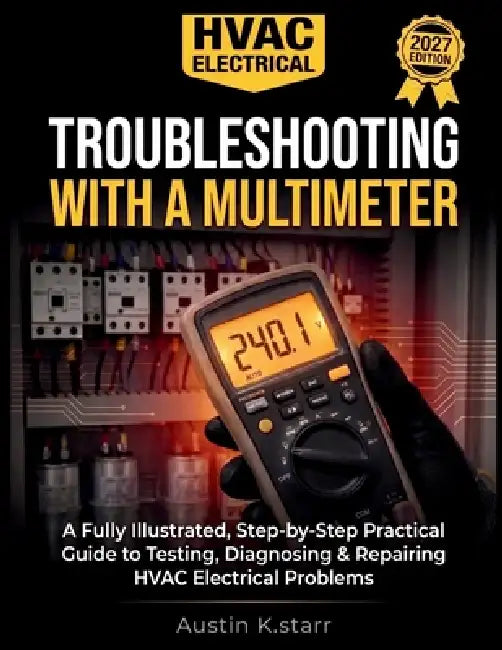 HVAC Electrical Troubleshooting with a Multimeter: A Fully Illustrated, Step-by-Step Practical Guide to Testing, Diagnosing & Repairing HVAC Electrica by Austin K. Starr