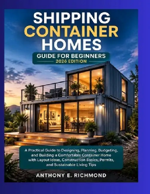Shipping Container Homes Guide For Beginners 2026 Edition: A Practical Guide to Designing, Planning, Budgeting, and Building a Comfortable Container H by Anthony E. Richmond