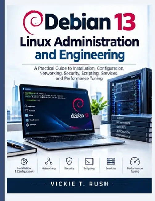 Debian 13 Linux Administration and Engineering: A Practical Guide to Installation, Configuration, Networking, Security, Scripting, Services, and Perfo by Vickie T. Rush