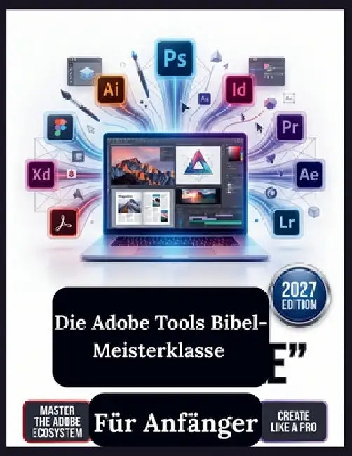 Die Adobe Tools Bibel-Meisterklasse für Anfänger: Der ultimative Leitfaden für Schritt zum Meistern von digitalem Design, Fotografie und Videobearbeit by Leticia J. Huguley