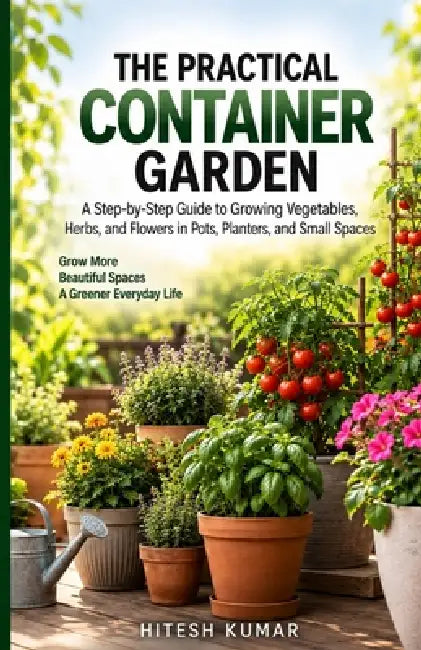 The Practical Container Garden: A Step-by-Step Guide to Growing Vegetables, Herbs, and Flowers in Pots, Planters, and Small Spaces by Hitesh Kumar