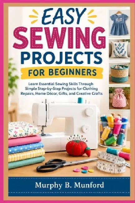 Easy Sewing Projects for Beginners: Learn Essential Sewing Skills Through Simple Step-by-Step Projects for Clothing Repairs, Home Décor, Gifts, and Cr by Murphy B. Munford