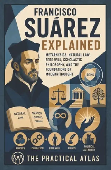 Francisco Suárez Explained: Metaphysics, Natural Law, Free Will, Scholastic Philosophy, and the Foundations of Modern Thought by The Practical Atlas