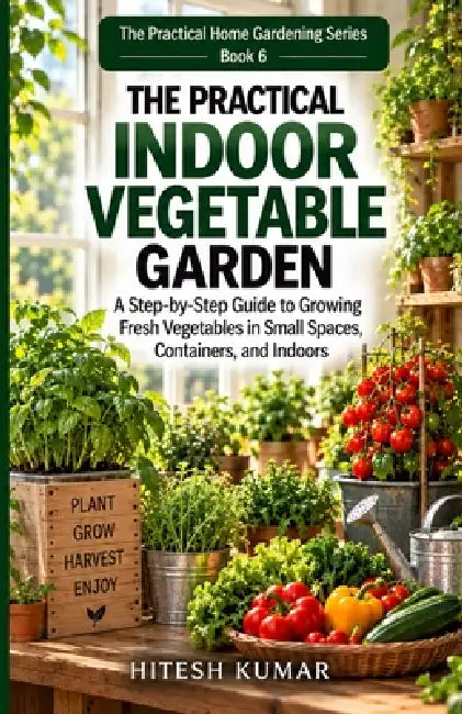 The Practical Indoor Vegetable Garden: A Step-by-Step Guide to Growing Fresh Vegetables in Small Spaces, Containers, and Indoors by Hitesh Kumar