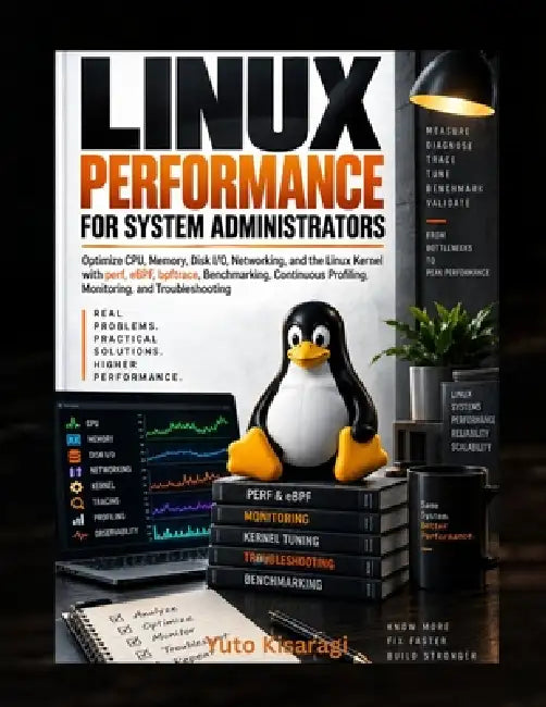 Linux Performance for System Administrators: Optimize CPU, Memory, Disk I/O, Networking, and the Linux Kernel with perf, eBPF, bpftrace, Benchmarking, by Yuto Kisaragi