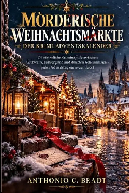 Mörderische Weihnachtsmärkte - Der Krimi-Adventskalender: 24 winterliche Kriminalfälle zwischen Glühwein, Lichterglanz und dunklen Geheimnissen - jede by Anthonio C. Bradt