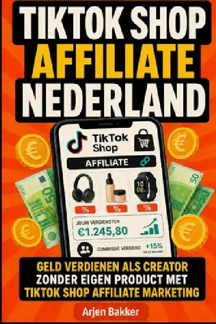 TikTok Shop Affiliate Nederland Succesgids Voor Beginners: Jouw Praktische Beginnersgids Hoe Je Extra Inkomen Kunt Verdienen Met TikTok Shop Affiliate by Arjen Bakker