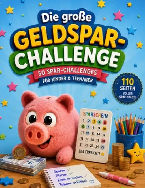 Die große Geldspar-Challenge: 50 Spar-Challenges für Kinder & Teenager by Janine Krahl