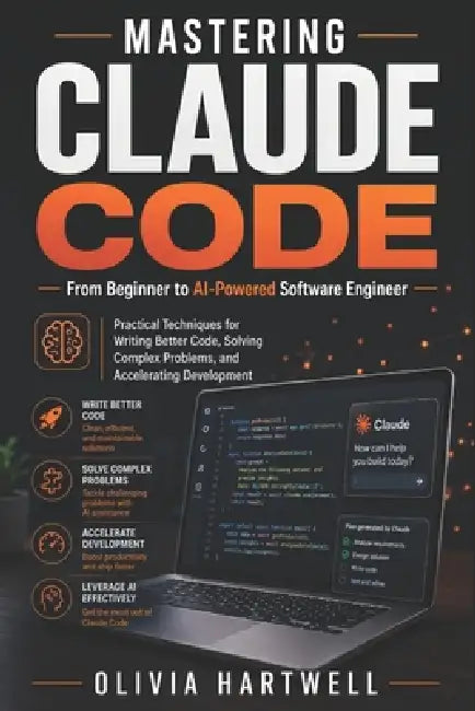 Mastering Claude Code: From Beginner to AI-Powered Software Engineer: Practical Techniques for Writing Better Code, Solving Complex Problems, and Acce by Olivia Hartwell