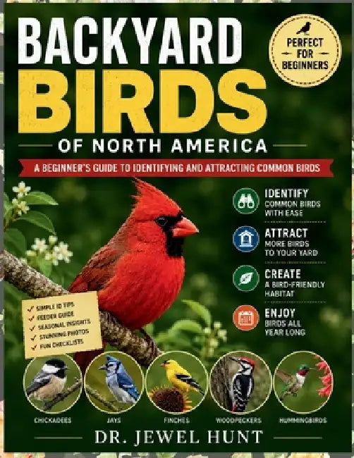 Backyard Birds of North America: A Beginner's Guide to Identifying and Attracting Common Birds by Jewel Hunt