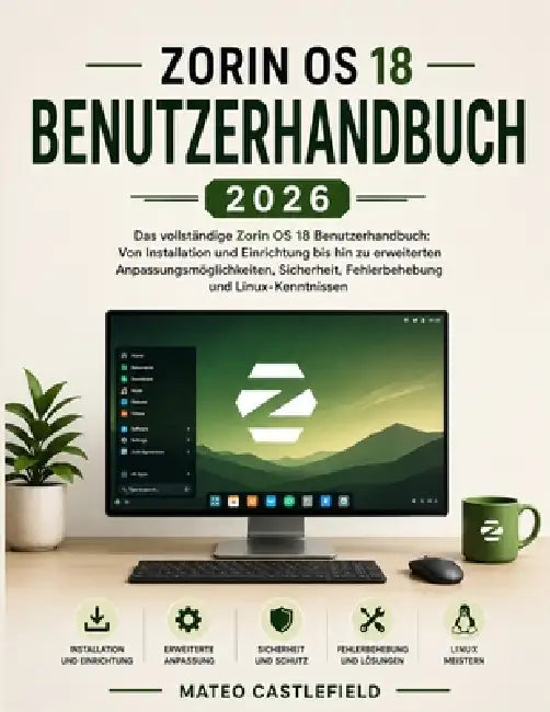 Zorin OS 18 Benutzerhandbuch 2026: Das vollständige Zorin OS 18 Benutzerhandbuch: Von Installation und Einrichtung bis hin zu erweiterten Anpassungsmö by Mateo Castlefield