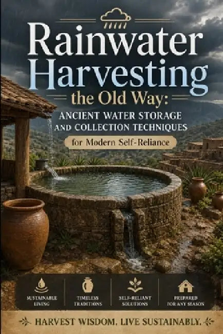 Rainwater Harvesting the Old Way: Ancient Water Storage and Collection Techniques for Modern Self-Reliance by V. Rhea