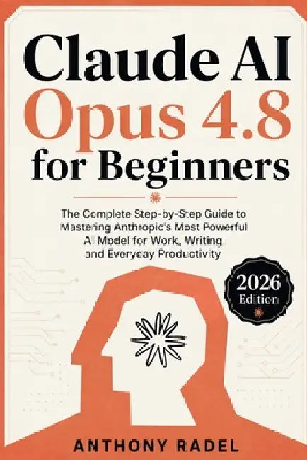 Claude AI Opus 4.8 for Beginners: The Complete Step-by-Step Guide to Mastering Anthropic's Most Powerful AI Model for Work, Writing, and Everyday Prod by Anthony Radel