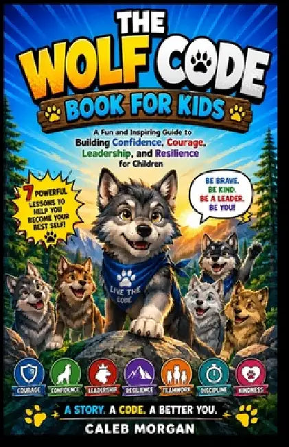 The Wolf Code Book for Kids: A Fun and Inspiring Guide to Building Confidence, Courage, Leadership, and Resilience for Children by Caleb Morgan