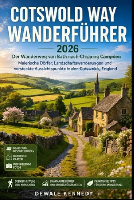 Cotswold Way Wanderführer 2026: Der Wanderweg von Bath nach Chipping Campden - Malerische Dörfer, Landschaftswanderungen und versteckte Aussichtspunkt by Dewale Kennedy