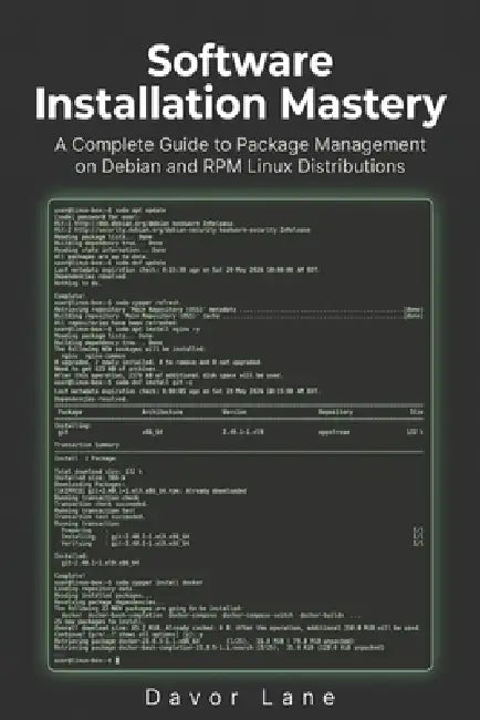 Software Installation Mastery: A Complete Guide to Package Management on Debian and RPM Linux Distributions by Davor Lane