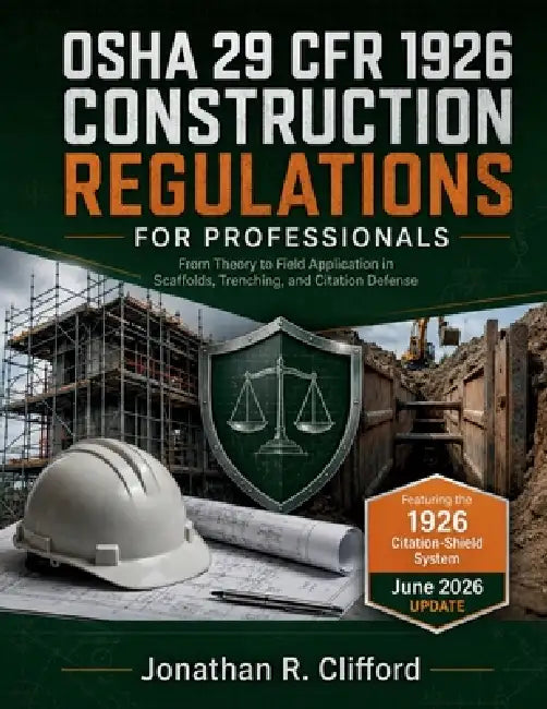 OSHA 29 CFR 1926 Construction Regulations for Professionals: From Theory to Field Application in Scaffolds, Trenching, and Citation Defense by Jonathan R. Clifford