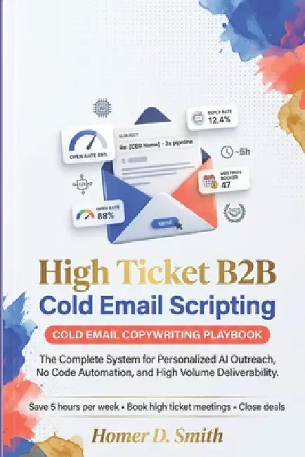 High Ticket B2B Cold Email Scripting: The Complete System for Personalized AI Outreach, No Code Automation, and High Volume Deliverability (COLD EMAIL by Homer D. Smith