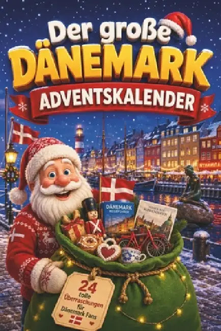 Der große Dänemark-Adventskalender: 24 Tage voller Rätsel, Fakten, Quiz & Mitmachseiten als Geschenk für Dänemark-Fans by Friedhelm Wichtel