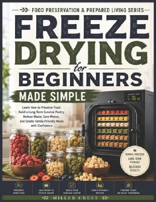 Freeze Drying for Beginners Made Simple: Learn How to Preserve Food, Build a Long-Term Survival Pantry, Reduce Waste, Save Money, and Create Family-Fr by Miller Crest