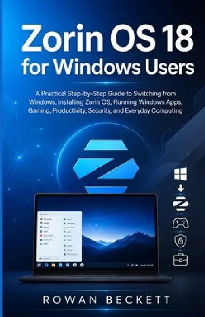 Zorin OS 18 for Windows Users: A Practical Step-by-Step Guide to Switching from Windows, Installing Zorin OS, Running Windows Apps, Gaming, Productivi by Rowan Beckett