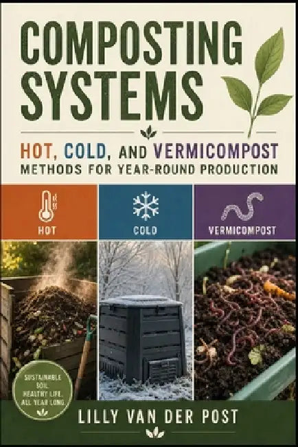 Composting Systems: Hot, Cold, and Vermicompost Methods for Year-Round Production: Turn Waste into Rich Black Gold with Practical Techniques by Alice Schwartz, Lilly Van Der Post