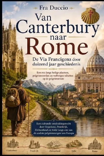 Van Canterbury naar Rome: De Via Francigena door duizend jaar geschiedenis by Fra Duccio
