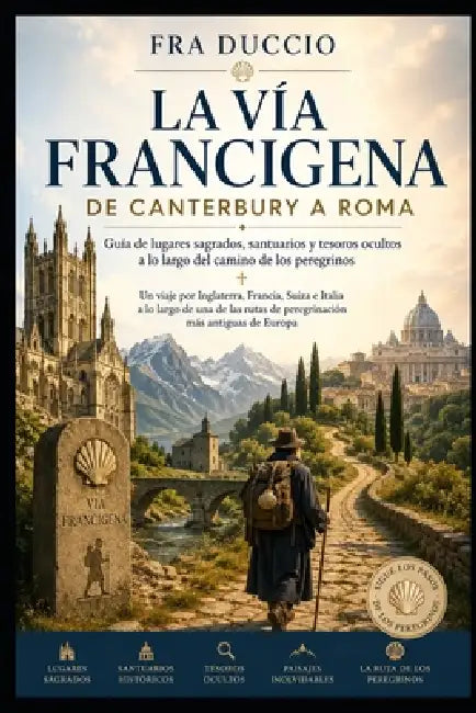 La Vía Francígena de Canterbury a Roma: Guía de lugares sagrados, santuarios y tesoros ocultos a lo largo del camino de los peregrinos by Fra Duccio
