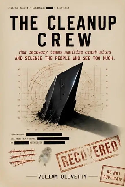 The Cleanup Crew: How Recovery Teams Sanitize Crash Sites and Silence the People Who See Too Much by Viliam Olivetty